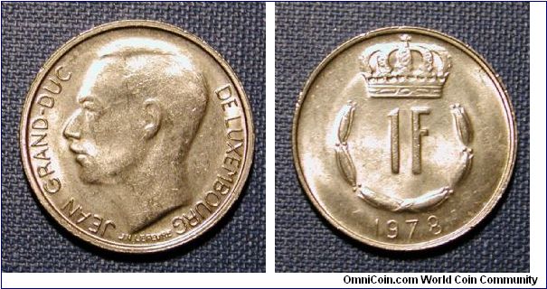 1978 Luxembourg 1 Franc