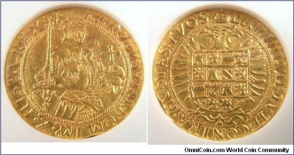 1546-1556 Austrian Netherlands real d'or AU55