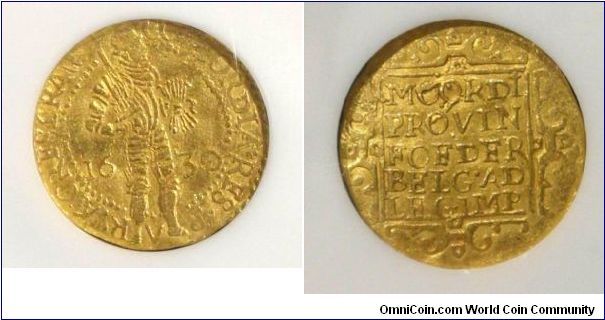 1630 Netherlands ducat XF40