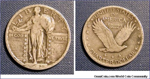 1923 Standing Liberty Quarter