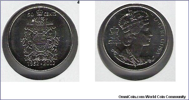 Canada 50 cents 2002