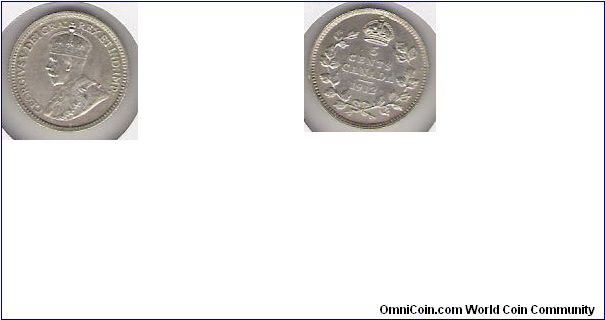 Canada 1912 5c