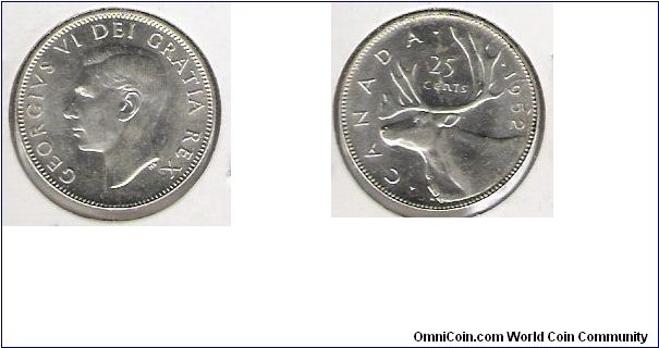 Canada 1952 25c