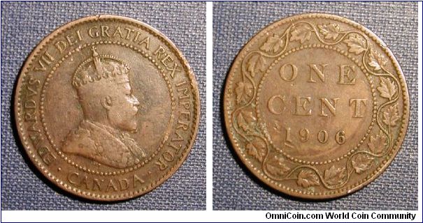 1906 Canada Large Cent