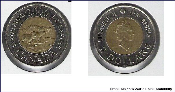 Canada 2 dollars
2000