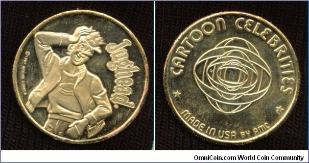 Collector's item: Gold Jughead coin from Archie Comics (comes in protective case)