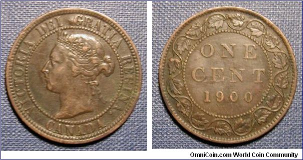 1900 Canada Large Cent