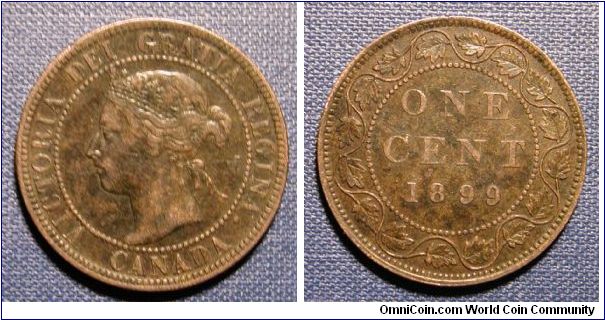 1899 Canada Large Cent