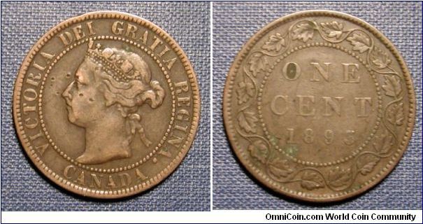 1893 Canada Large Cent