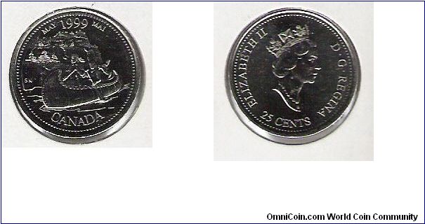 Canada 25 cents May