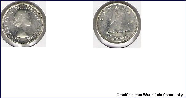 Canada 1956 10c
