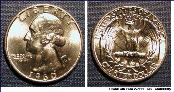 1960-D Washington Quarter