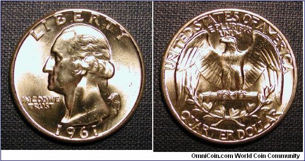 1961 Washington Quarter
