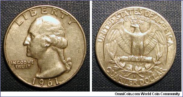 1961-D Washington Quarter