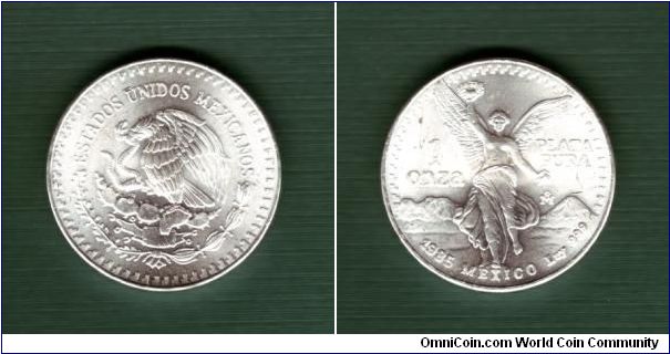 1 Onza - Libertad - Silver - Edge: Independencia Y Libertad