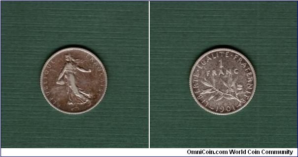 1 Franc - Silver