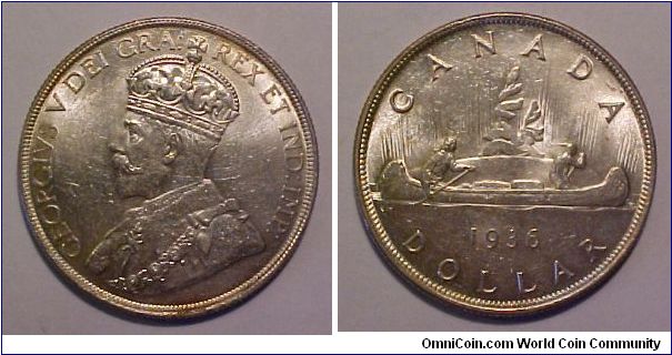 1936 $1 Canada
