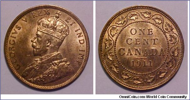 1911 Canada Large Cent