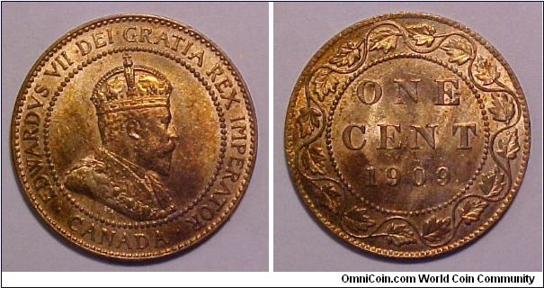 1909 Canada Large Cent