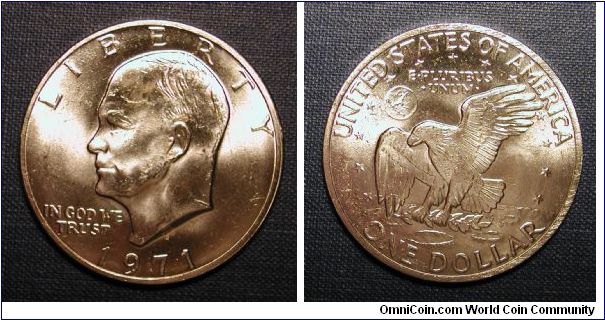 1971-S Silver Clad Eisenhower Dollar