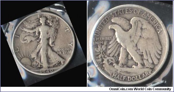 1/2 Dollar issued 1940