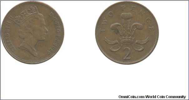 1989 Two Pence