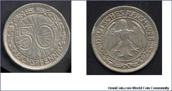 50 PENNING ISSUED 1928
