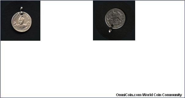 500 Dinars, Silver, Ahmed Shah Qajar, Iran, 1343 A.H.