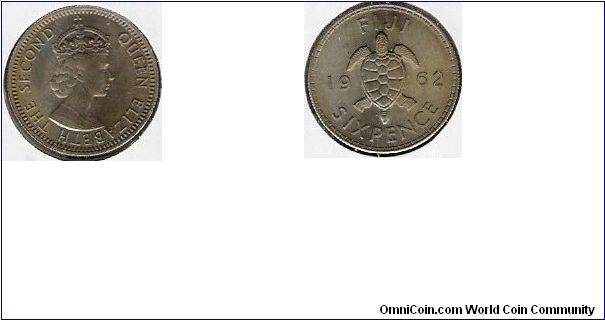 Fiji 1962 6d