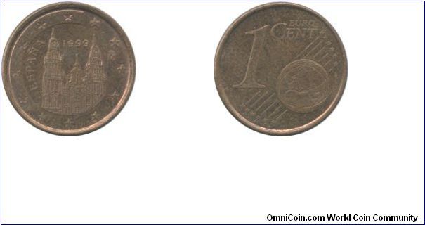 1999 One Euro Cent