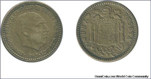 1963 One Peseta