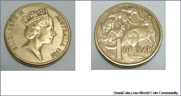 AUSTRALIA 1985  $1 COIN. IN VERY GOOD SHOW PIECE CONDITION. FOR SALE. PLEASE MAKE AN OFFER.