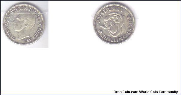AUSTRALIA 1950  1 SHILLING COIN. IN VERY GOOD  CONDITION. FOR SALE. PLEASE MAKE AN OFFER.