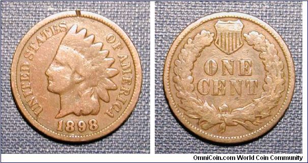 1898 Indian Head Cent