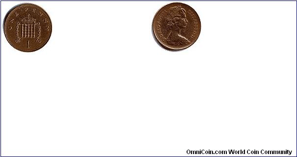 United Kingdom - 1975 - 1 New Penny