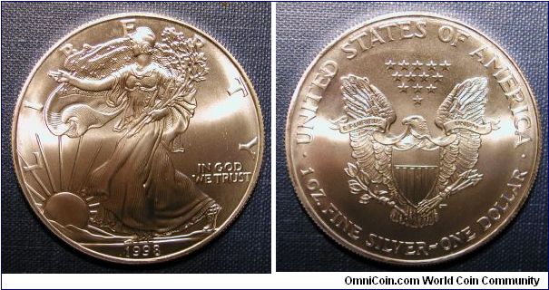 1998 Silver American Eagle