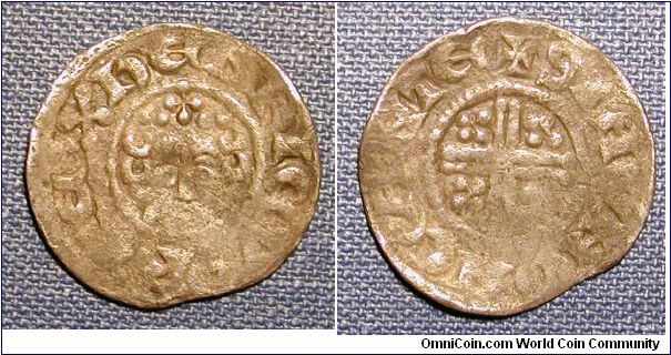 John (1199 - 1216)
Class 5C Penny of King John, Canterbury Mint, Hammered