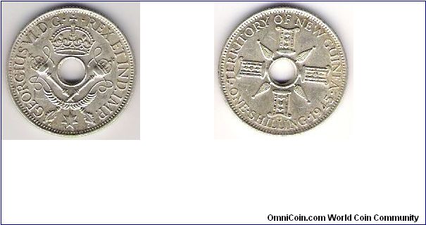 New Guinea 1945 shilling