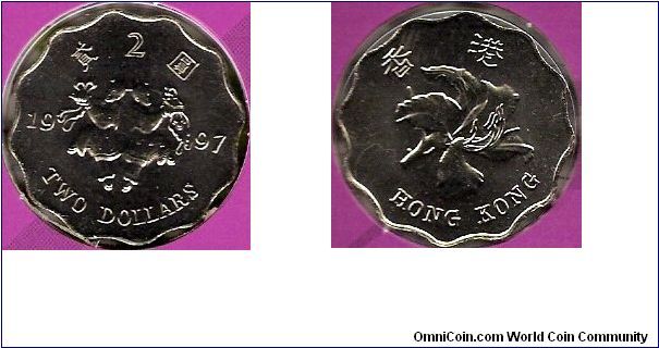 Hong Kong 1997 $2