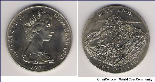 New Zealand 1970 $1