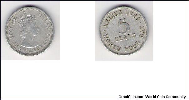 Belize 1981 5c