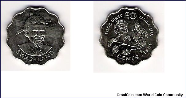 Swaziland 1981 20c