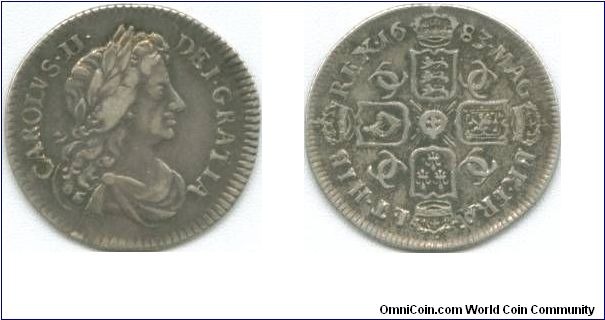 1683 sixpence