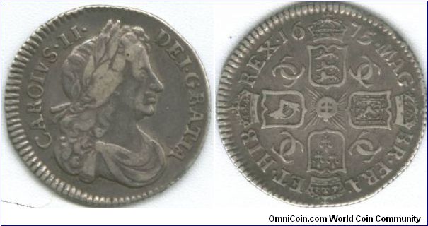 1675/4 Sixpence