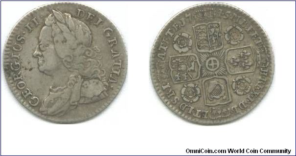 1745/3 roses sixpence