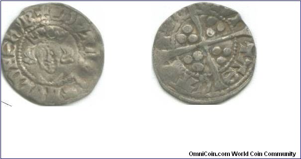 1302-7 Class 10A Edward I penny, Canterbury Mint