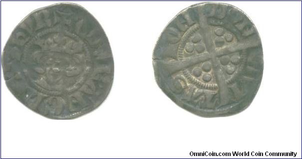 1282-1289 Class 4 Edward I penny, London Mint