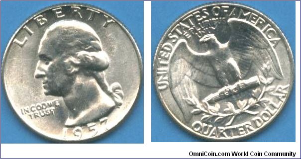 1957 Washington Quarter