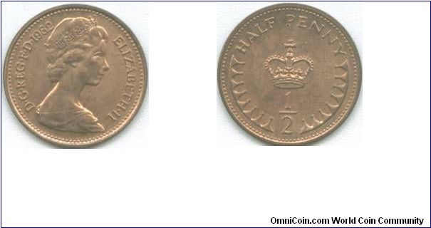 1982 Decimal Halfpenny