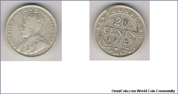 Newfoundland 1912 20c